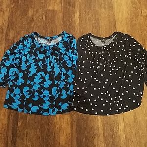 Bundle 3 for $30! 2 super comfortable,  very stylish dressy shirts!